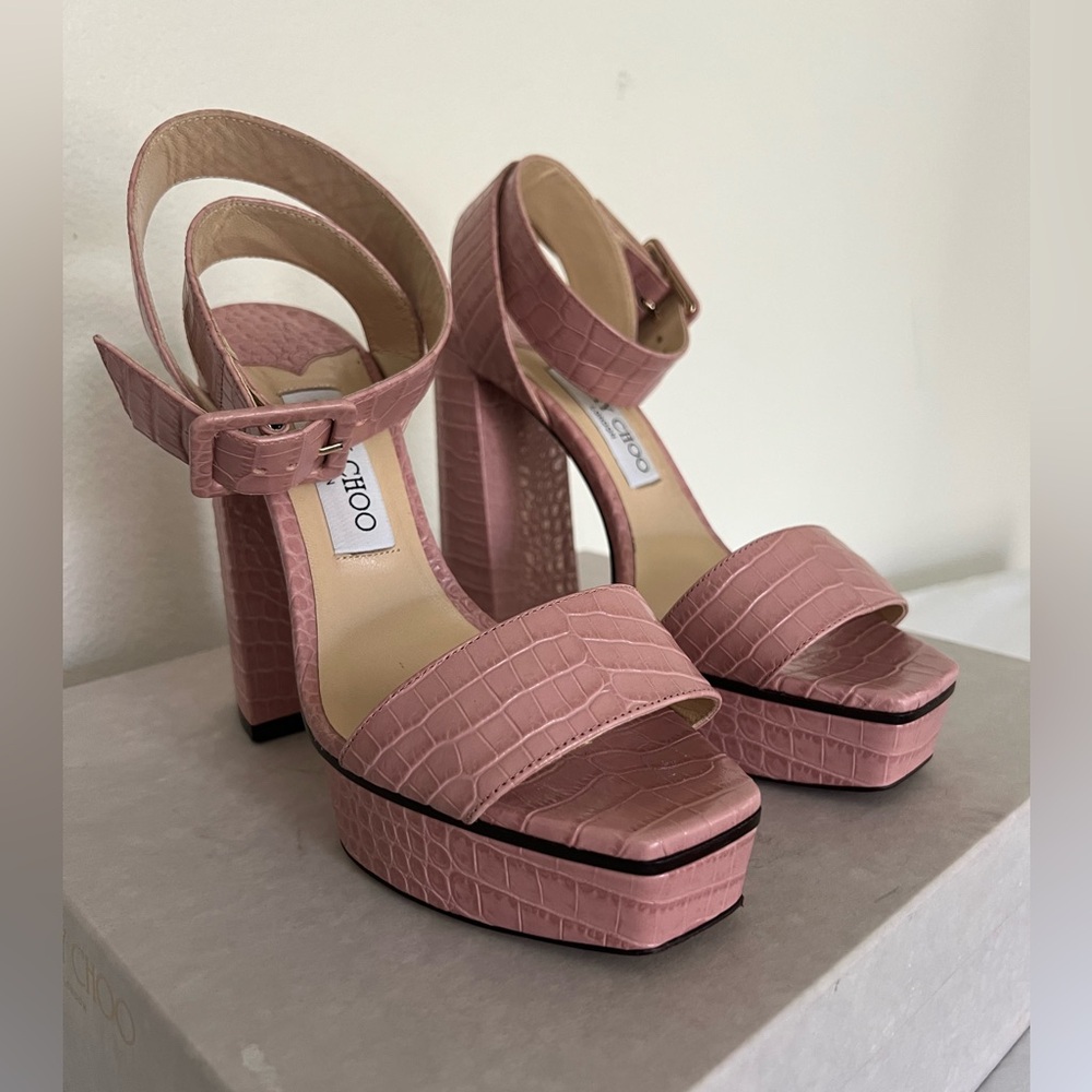 JIMMY CHOO SHOES BLUSH COLOR US SIZE 8